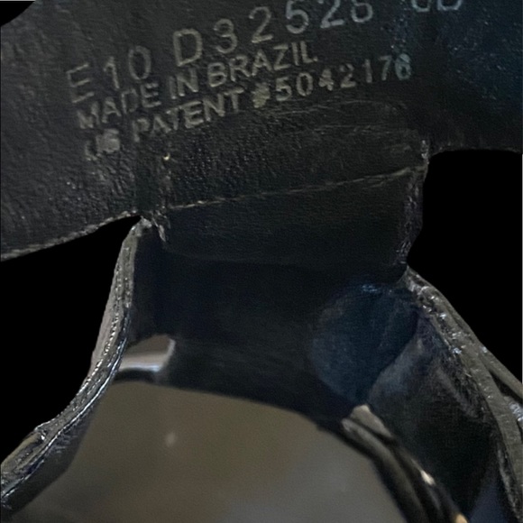 Cole Haan Open Toe Leather Buckle Heels - Picture 5 of 10